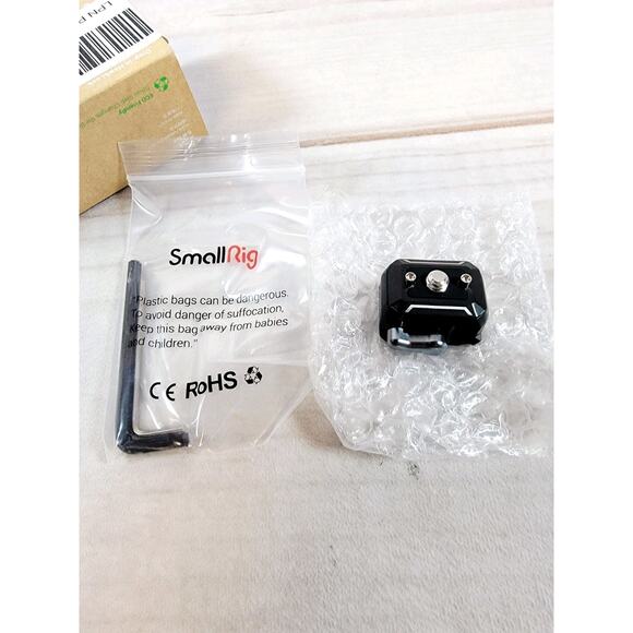 SmallRig Drop-in HawkLock Universal mini Quick Release Clamp and Plate-3513B NEW - Picture 2 of 5